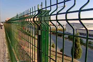 Pvc Kaplı Panel Çit   